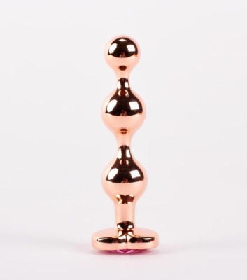 Dop Anal Cu Bijuterie Secret Shine Booty Call L, Metalic, 14 cm foto