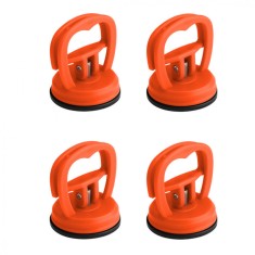 Set 4 ventuze reparatii auto, Plastic, Portocaliu