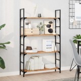 VidaXL Rafturi suspendate 2buc. 100x20x2 cm lemn masiv acacia netratat