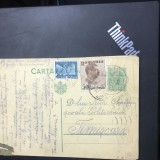 CP02 Carte postala veche 1934 Sanatoriul Vijnitza Bucovina - Timisoara timbru Fondul Aviatiei interbelica