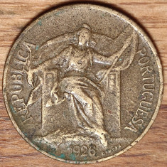 Portugalia - moneda de colectie raruta - 50 centavos 1926 - interesant patinata!