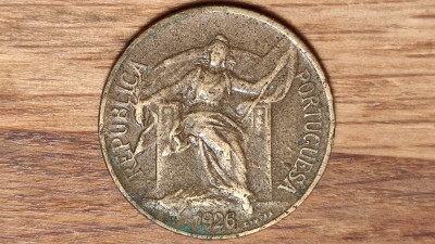 Portugalia - moneda de colectie raruta - 50 centavos 1926 - interesant patinata! foto