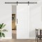 Ușă glisantă Manual Alb 83 x 232 cm Lemn masiv de pin