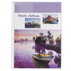 Album foto travel, capacitate 24 fotografii 10x15, slip-in, 12 file model boat foto