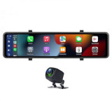 Cumpara ieftin Oglinda iSEN V8S DVR, 4K, 11.26 touch screen, CarPlay si Android Auto wireless, WiFi, Control vocal, Monitorizare parcare, Camera marsarier