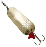 Lingura Oscilanata DAM Effzett Standard Spoon, Gold, 8cm, 45g, 1buc/pac
