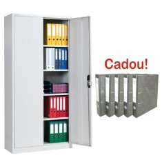 Fiset metalic ASAMBLAT 4 rafturi, 900x400x1800 mm, 50 kg/polita, PLUS+CADOU!!! (5 biblioraft marmorat 8 cm)