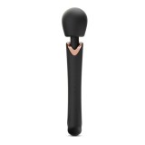 Baghete vibratoare - Crushious Holly Bagheta Vibratoare de Masaj Reincarcabila Neagra Jucarie Unisex pentru Orgasme si Ejaculari Explozive