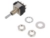 Comutator Basculant DPDT ON-OFF-ON 3 Pozitii KNITTER-SWITCH MTA 206 T 6A Negru Plastic