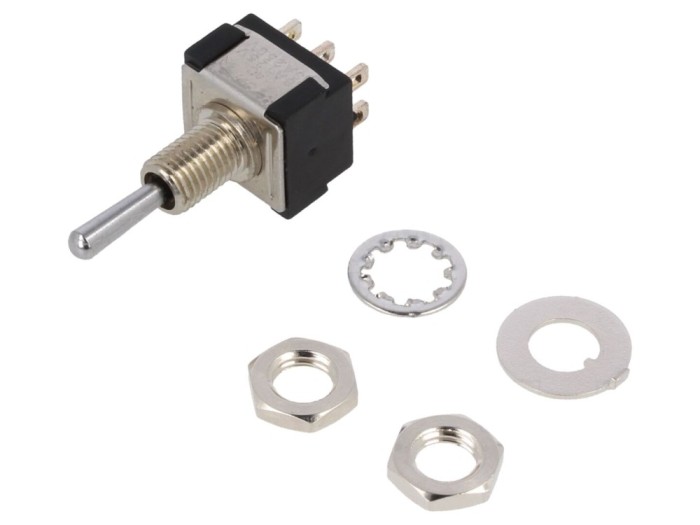 Comutator basculant DPDT ON-OFF-ON