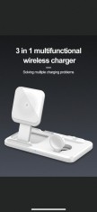 Statie incarcare telefon, airpods si iwatch foto
