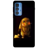 Husa compatibila cu Motorola Moto G51 5G model Adorable Pika, Silicon, TPU, Viceversa, Transparent, Carcasa