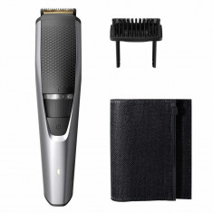 Aparat de tuns barba Philips BT3222 / 14, Wireless, 60 min, 20 nivele, 0,5-10 mm, Lame din titan, Gri/negru foto