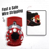 Cumpara ieftin Dispozitiv Pentru Dezizolare Cabluri Electrice, cu 14 Dimensiuni, Universal, 4 Lame de Rezerva, CBD CORAL BEST DEALS 100 mm 50 mm 60 mm Rosu 1 Cleste