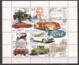 MALDIVES 1993 MASINI AUTOMOBILE FORD, Nestampilat