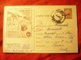 Carte Postala ilustrata - Reclama - Libraria Cartea prin Posta cod 637/1962, Circulata, Printata