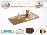 Saltea MyKids Fibra De Cocos Integral 120x60x12 Husa Bumbac Imprimat GreatGoods Plaything