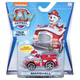 Masinuta cu figurina Paw Patrol True Metal, Marshall 20115875