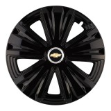 Set 4 capace roti Glory negru R16 Compatibil Cu Chevrolet