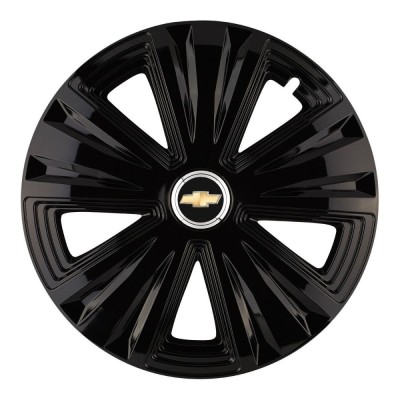 Set 4 capace roti Glory negru R14 Compatibil Cu Chevrolet foto
