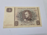 Bancnota suedia 5 k 1963