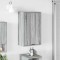 vidaXL Dulap de Baie cu ușă sonoma gri 39 x 23.5 x 65 cm Lemn compozit