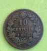 Moneda 10 Centesimi 1863, Europa