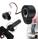 Cumpara ieftin Maneta acceleratie trotineta electrica, Compatibil cu Xiaomi M365 Pro, 65x45x28mm - Negru