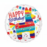 Balon folie 45 cm Happy Birthday, Godan