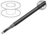 Cablu electric flexibil 5x0.5mm2 negru