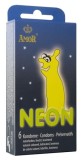 Prezervative fosforescente Amor Neon 6 buc