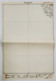 HARTA ZONEI DALAGI , LITOGRAFIE DE M.D. MOLDOVEANU , 1936, POLICROMA