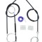 Kit reparatie macara usa Audi A3 (8p), 05.2003-04.2008, fata, Dreapta, 5 usi