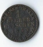Moneda 1 silber groschen 1853 - Prusia, 2,196 g argint 0,220