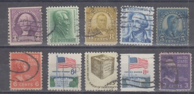 A7 T1 5 - Timbre foarte vechi - America foto
