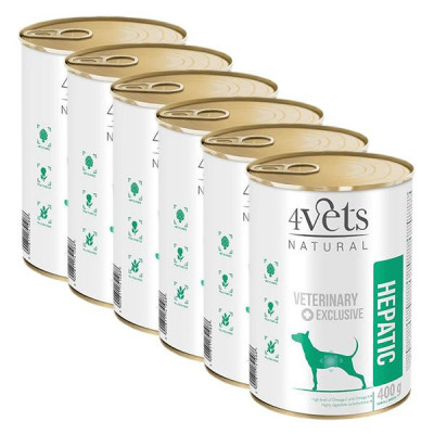 4Vets Natural Veterinary Exclusive HEPATIC 6 x 400 g foto
