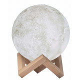 Cumpara ieftin Lampa de veghe in forma de luna reincarcabila,Moon Lamp 3D, Oem