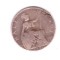 Moneda Anglia 1/2 / half penny 1921, uzata, curata