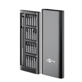 Set surubelnita de inalta calitate cu 24 biti 28mm otel S2 de precizie Goobay 77836