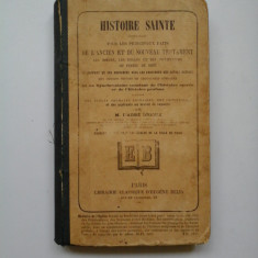 HISTOIRE SAINTE - par M. L'ABBE DRIOUX