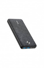 Acumulator extern Anker PowerCore Metro Slim 20000mAh USB Black foto