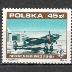 Polonia.1988 70 ani Independenta-Avion MP.218