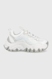 Buffalo sneakers culoarea alb
