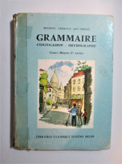 Manual de Gramatica si Ortografie, Limba Franceza. Paris, 1961 foto