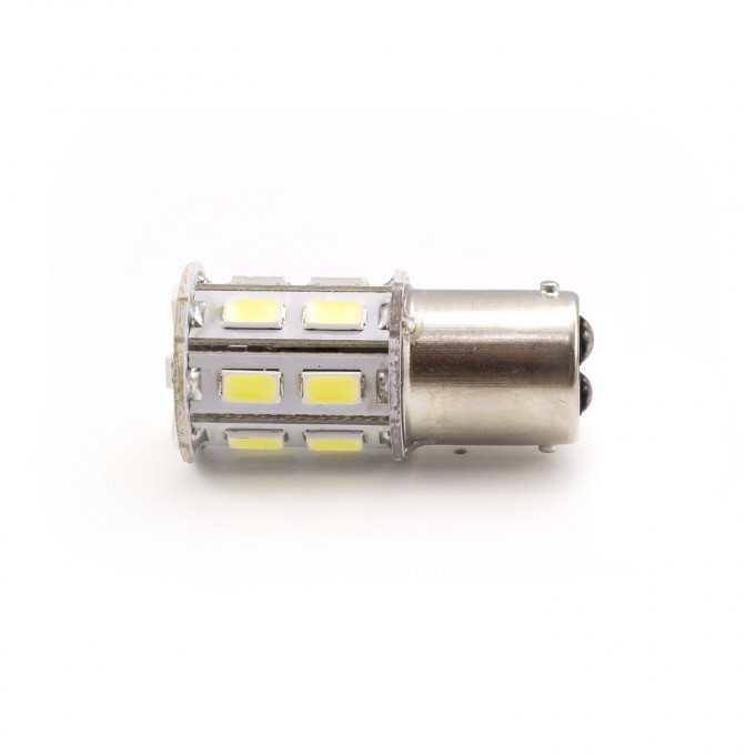 Led bec BAY15D 6F+14Lx5730 alb rece 12V
