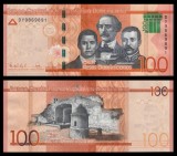 REPUBLICA DOMINICANA █ bancnota █ 100 Pesos Dominicanos █ 2023 █ P-190h █ UNC