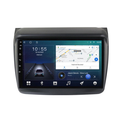 Navigatie dedicata cu Android Mitsubishi L200 2005 - 2015, 2GB RAM, Radio GPS foto