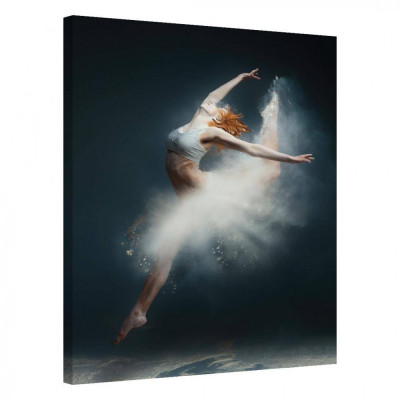 Tablou Canvas, Tablofy, Ballerina &amp;middot; Leap, Printat Digital, 40 &amp;times; 50 cm foto
