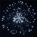 (DL) Instalatie lumina decorativa STAR cu 100 LED-uri, diametru 40cm, telecomanda, iluminare alba Household NewTrend