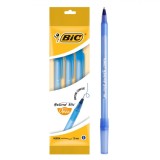 Set Pixuri BIC Round Stic M, 3 Bucăți, Culoare Albastru